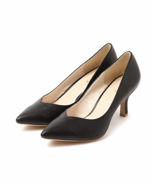 Andemiu（アンデミュウ）の「Ｖラインベーシックパンプス780419（パンプス・レディース・ブラック/ベージュ/グレー/ラベンダー・LARGE/MEDIUM/SMALL/X-LARGE）」の2枚目の写真