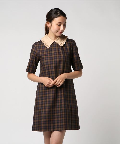 MILK Maple ワンピース　チェック MILK（ミルク）の「Maple ワンピース（ワンピース）」 - WEAR