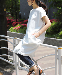 coca（coca） | ポケット付きフレンチスリーブカットソーワンピース(ワンピース)