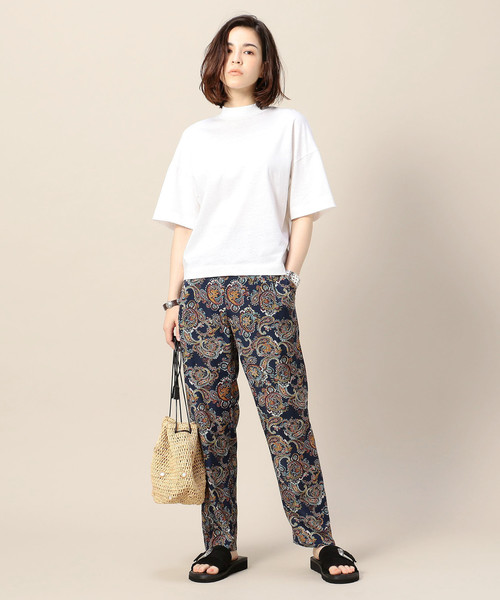 新品 BEAUTY&YOUTH ペイズリーテーパードパンツ ユナイテッドアローズ BEAUTY&YOUTH UNITED ARROWS（ビューティーアンドユース