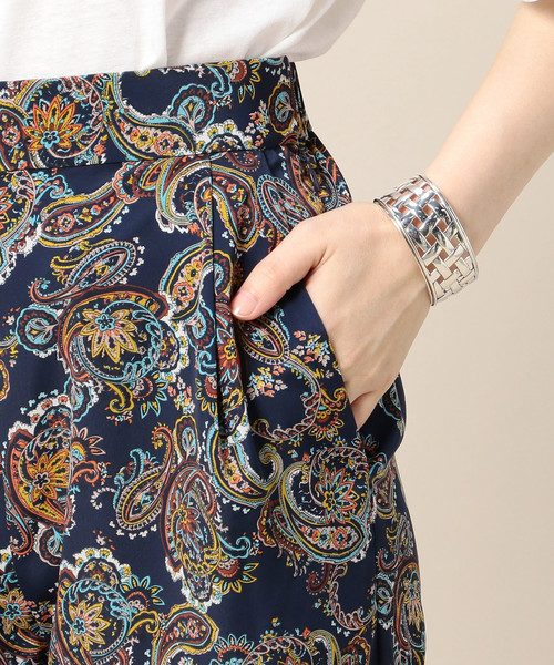 BEAUTY&YOUTH UNITED ARROWS（ビューティーアンドユースユナイテッドアローズ）の「BY ペイズリータックテーパードパンツ ◆（その他パンツ・レディース・ネイビー/オフホワイト・SMALL/MEDIUM）」の10枚目の写真