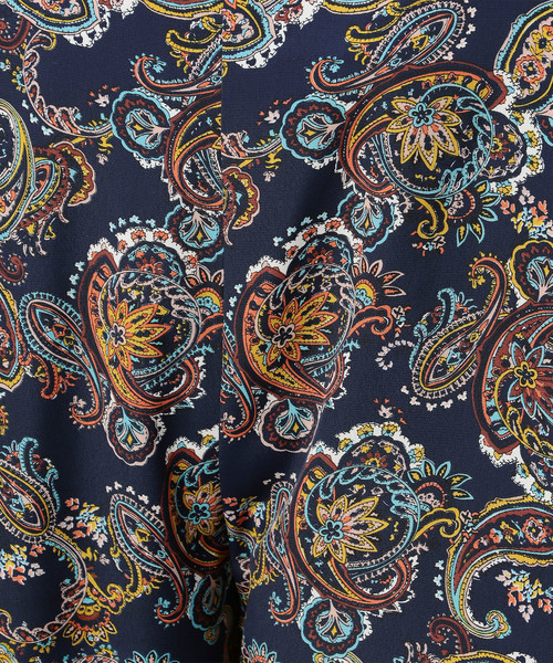 BEAUTY&YOUTH UNITED ARROWS（ビューティーアンドユースユナイテッドアローズ）の「BY ペイズリータックテーパードパンツ ◆（その他パンツ・レディース・ネイビー/オフホワイト・SMALL/MEDIUM）」の9枚目の写真