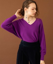 UNITED TOKYO | ホールガーメントVネックニット(ニット/セーター)