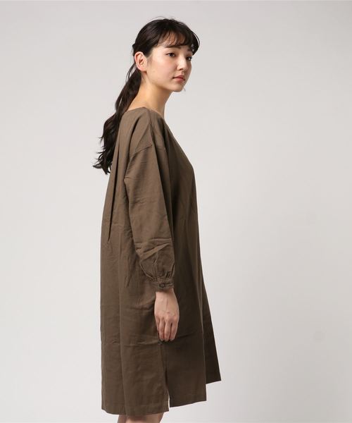 LBC（エルビーシー）の「サックワンピース（ワンピース・レディース・ブラック/オリーブ/ピンク・M/L）」の4枚目の写真