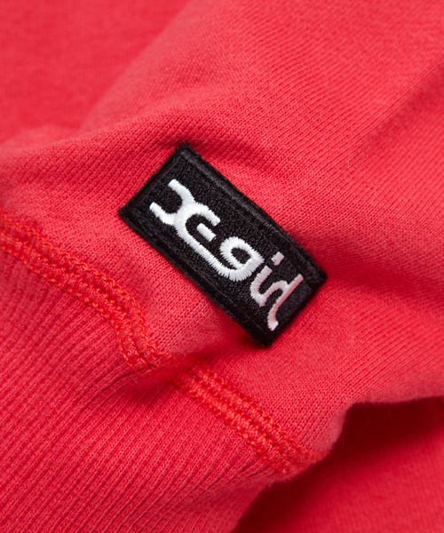 X-girl(エックスガール)の「SWEAT L/S TOP(スウェット・レディース・ブラック/アッシュグレー/レッド・1/2)」の6枚目の写真