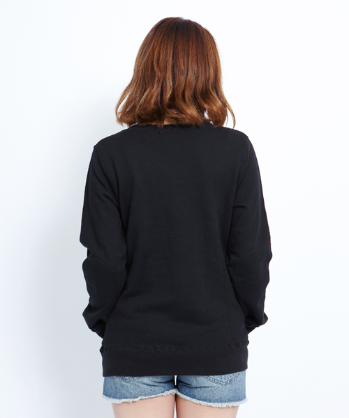 X-girl(エックスガール)の「SWEAT L/S TOP(スウェット・レディース・ブラック/アッシュグレー/レッド・1/2)」の8枚目の写真