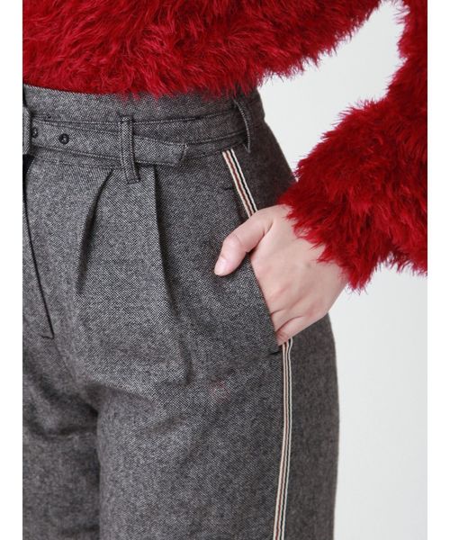 EMODA（エモダ）の「ラインベルトパンツ（その他パンツ・レディース・ブラウン/グレー/カーキ・SMALL/MEDIUM）」の11枚目の写真