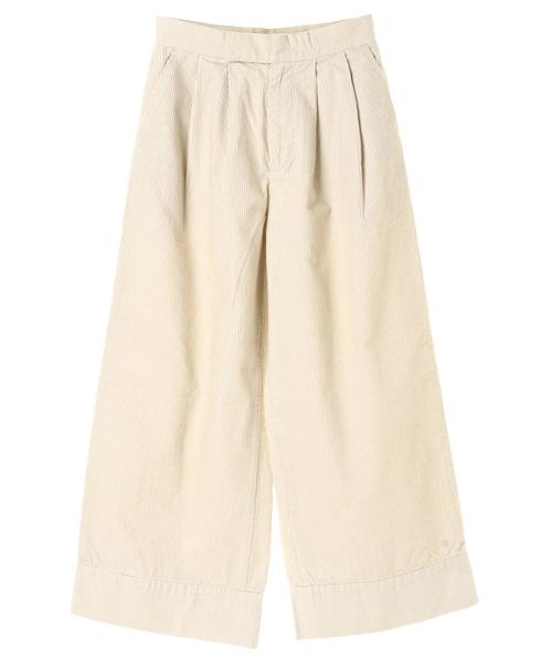 AMERICAN HOLIC（アメリカンホリック）の「裾切替コーデュロイワイドパンツ（その他パンツ・レディース・ベージュ/ネイビー/ブラウン/アイボリー・M/L）」の16枚目の写真