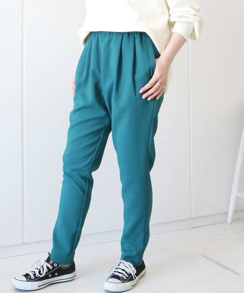AMERICAN HOLIC(アメリカンホリック)の「Newタックテーパードパンツ(その他パンツ・レディース・ブラック/ブルー/グリーン/ベージュ系その他・S/M/L)」の4枚目の写真