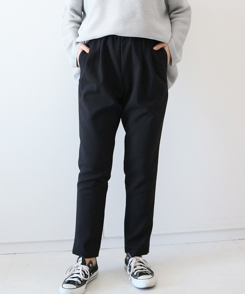 AMERICAN HOLIC(アメリカンホリック)の「Newタックテーパードパンツ(その他パンツ・レディース・ブラック/ブルー/グリーン/ベージュ系その他・S/M/L)」の3枚目の写真