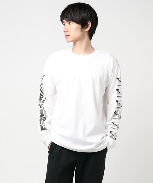 Sync.(スィンク)の「Sync.【KOSUKE KAWAMURA】LONG SLEEVE TEE "SPAM"(パーカー・メンズ・ホワイト/ブラック/ホワイト×イエロー・MEDIUM/LARGE/X-LARGE/XX-LARGE/SMALL)」の11枚目の写真