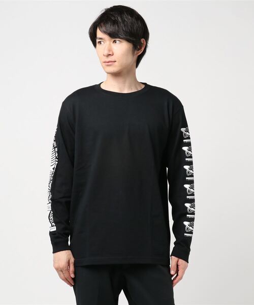 Sync.(スィンク)の「Sync.【KOSUKE KAWAMURA】LONG SLEEVE TEE "SPAM"(パーカー・メンズ・ホワイト/ブラック/ホワイト×イエロー・MEDIUM/LARGE/X-LARGE/XX-LARGE/SMALL)」の9枚目の写真