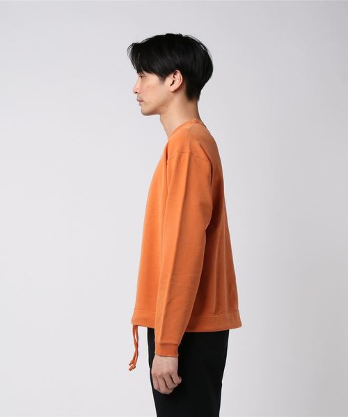 REMI RELIEF（レミレリーフ）の「REMI RELIEF/レミレリーフ SP裏毛アウトドアクルー(無地)（スウェット・メンズ・ブラック/ピンク/オレンジ/ブルー/グリーン/カーキ/オフホワイト/ブラウン/マスタード/ダークパープル/チェリーピンク・S/M/L/XL）」の13枚目の写真