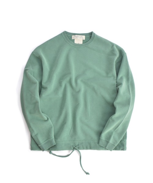 REMI RELIEF（レミレリーフ）の「REMI RELIEF/レミレリーフ SP裏毛アウトドアクルー(無地)（スウェット・メンズ・ブラック/ピンク/オレンジ/ブルー/グリーン/カーキ/オフホワイト/ブラウン/マスタード/ダークパープル/チェリーピンク・S/M/L/XL）」の6枚目の写真