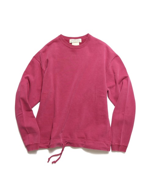 REMI RELIEF（レミレリーフ）の「REMI RELIEF/レミレリーフ SP裏毛アウトドアクルー(無地)（スウェット・メンズ・ブラック/ピンク/オレンジ/ブルー/グリーン/カーキ/オフホワイト/ブラウン/マスタード/ダークパープル/チェリーピンク・S/M/L/XL）」の10枚目の写真