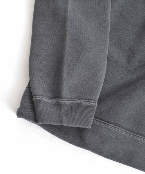 REMI RELIEF（レミレリーフ）の「REMI RELIEF/レミレリーフ SP裏毛アウトドアクルー(無地)（スウェット・メンズ・ブラック/ピンク/オレンジ/ブルー/グリーン/カーキ/オフホワイト/ブラウン/マスタード/ダークパープル/チェリーピンク・S/M/L/XL）」の15枚目の写真