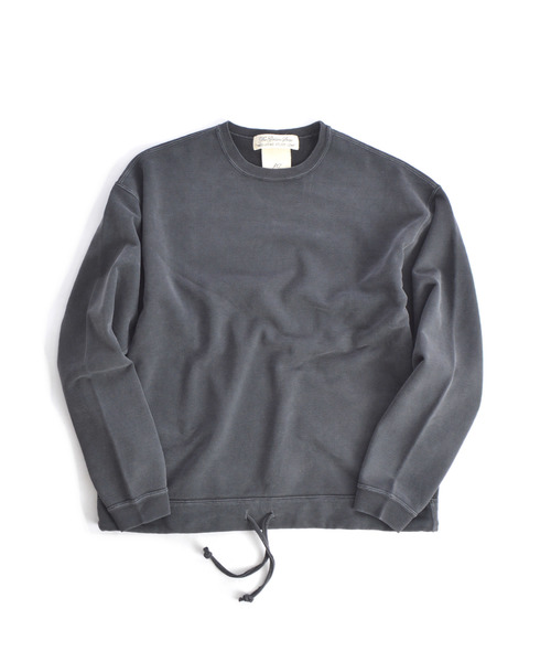 REMI RELIEF（レミレリーフ）の「REMI RELIEF/レミレリーフ SP裏毛アウトドアクルー(無地)（スウェット・メンズ・ブラック/ピンク/オレンジ/ブルー/グリーン/カーキ/オフホワイト/ブラウン/マスタード/ダークパープル/チェリーピンク・S/M/L/XL）」の20枚目の写真