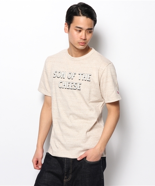 Free Peddler Market（フリーペドラーマーケット）の「【SON OF THE CHEESE】THE TEE（Tシャツ/カットソー・メンズ・グレー/ベージュ/ブルー・LARGE/SMALL/MEDIUM）」の2枚目の写真