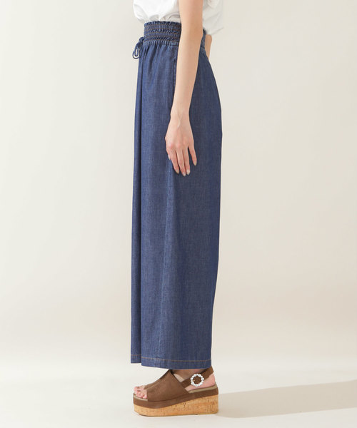 JILL by JILL STUART（ジルバイジルスチュアート）の「イージーパラッツォパンツ（デニムパンツ・レディース・ホワイト系その他/ネイビー/レッド系その他・FREE）」の17枚目の写真