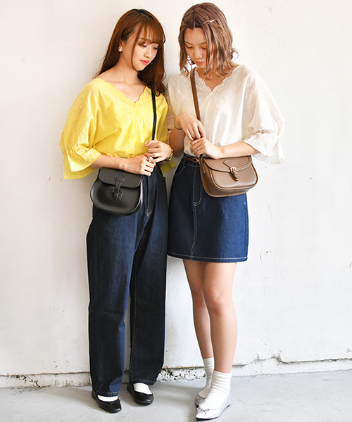 PairPair（ペアペア）の「スカラップコットンレースブラウス（シャツ/ブラウス・レディース・ブラック/オフホワイト/イエロー・FREE）」の6枚目の写真