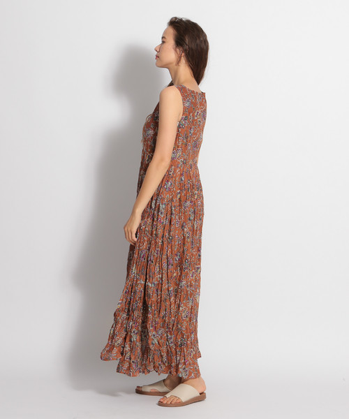 niko and...(ニコアンド)の「インド柄クリンクルノースリーブワンピース(ワンピース・レディース・ネイビー/グリーン/キャメル・FREE)」の8枚目の写真