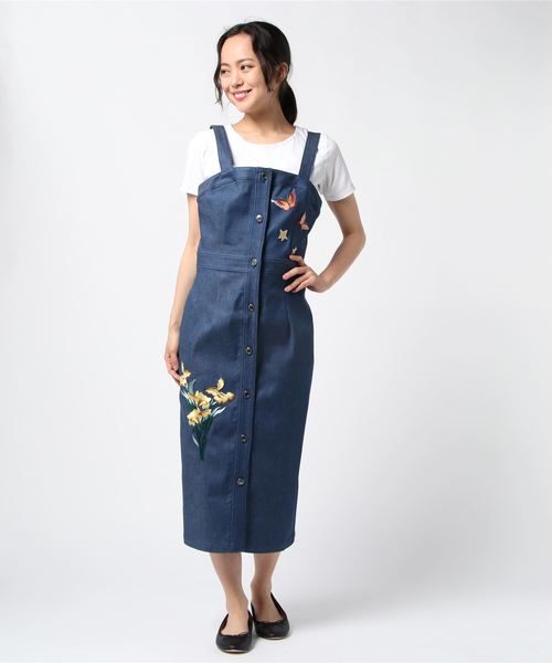 Anna Sui アナスイ の Anna Sui Kansai Yamamoto デニムワンピース ワンピース Wear