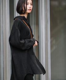 Munich | ウールリネンビエラビッグシャツ(シャツ/ブラウス)