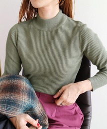 reca | プチハイネックべーシックリブニット(ニット/セーター)