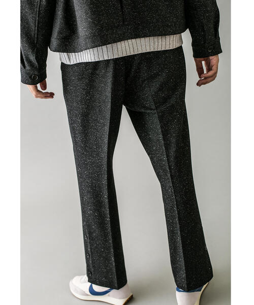 MONKEY TIME(モンキータイム)の「<monkey time> NEP LITE TWEED SIDE BUTTON TROUSER/トラウザー(スラックス・メンズ・ライトグレー/ブラック・M/S/L)」の7枚目の写真
