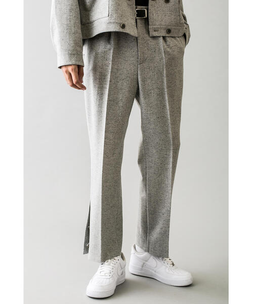 MONKEY TIME(モンキータイム)の「<monkey time> NEP LITE TWEED SIDE BUTTON TROUSER/トラウザー(スラックス・メンズ・ライトグレー/ブラック・M/S/L)」の11枚目の写真