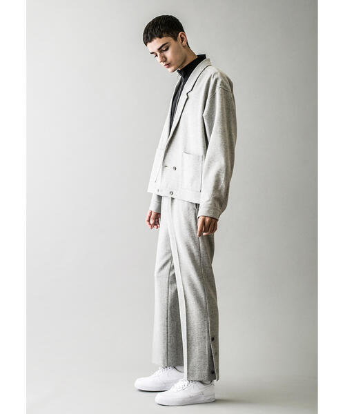 MONKEY TIME(モンキータイム)の「<monkey time> NEP LITE TWEED SIDE BUTTON TROUSER/トラウザー(スラックス・メンズ・ライトグレー/ブラック・M/S/L)」の3枚目の写真