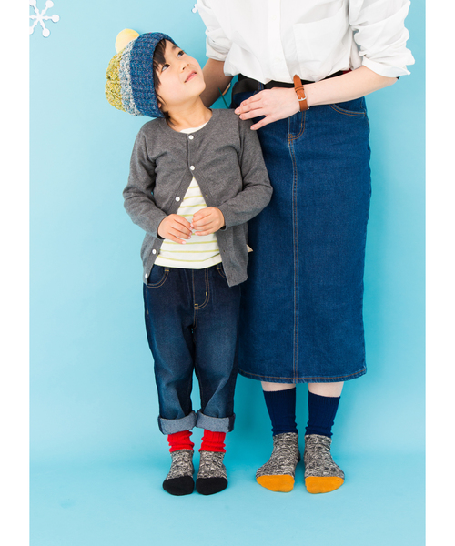 stample(スタンプル)の「スラブスウィッチリブ クルーソックス3足組(ソックス/靴下・キッズ・A/B・S/M/L/LL)」の3枚目の写真