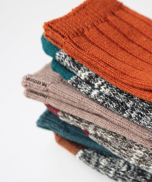 stample(スタンプル)の「スラブスウィッチリブ クルーソックス3足組(ソックス/靴下・キッズ・A/B・S/M/L/LL)」の9枚目の写真