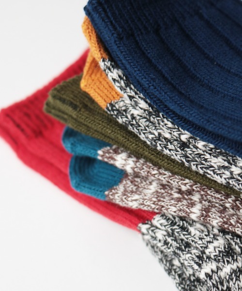 stample(スタンプル)の「スラブスウィッチリブ クルーソックス3足組(ソックス/靴下・キッズ・A/B・S/M/L/LL)」の8枚目の写真