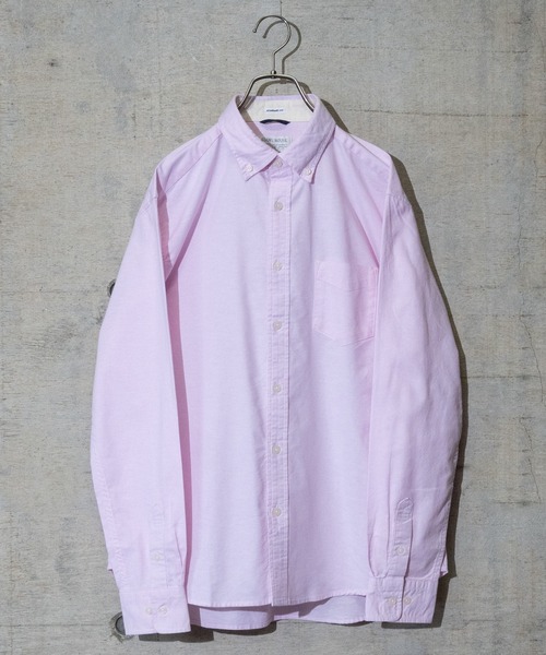 GLOVE HOUSE（グローブハウス）の「【a】〔ストレッチ/stretch〕オックスフォードボタンダウンシャツ（シャツ/ブラウス・メンズ・ホワイト/ネイビー/サックスブルー/ブルー系その他/ピンク/グレー/ブラック/その他/ホワイト系その他/ブラック系その他/ブルー系その他2/カーキ・MEDIUM/LARGE/X-LARGE）」の11枚目の写真