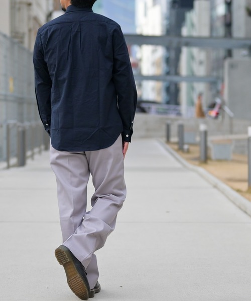 GLOVE HOUSE（グローブハウス）の「【a】〔ストレッチ/stretch〕オックスフォードボタンダウンシャツ（シャツ/ブラウス・メンズ・ホワイト/ネイビー/サックスブルー/ブルー系その他/ピンク/グレー/ブラック/その他/ホワイト系その他/ブラック系その他/ブルー系その他2/カーキ・MEDIUM/LARGE/X-LARGE）」の21枚目の写真