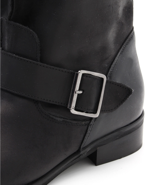 alcali（アルカリ）の「mie scarpe /  ショートエンジニアブーツ（ブーツ・レディース・ブラック/グレー/キャメル・4/3/2）」の5枚目の写真