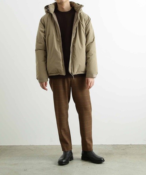 ADAM ET ROPE'（アダムエロペ）の「ウールチェック イージーパンツ（その他パンツ・メンズ・ベージュ系その他/イエロー系その他3・S/M/L）」の14枚目の写真