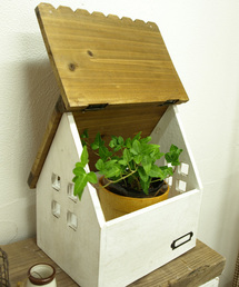 salut!（サリュ!）の「ﾘｻｲｸﾙｳｯﾄﾞおうちﾎﾞｯｸｽ（インテリア雑貨）」 - WEAR