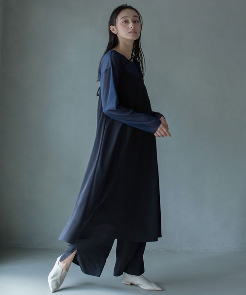 MARECHAL TERRE（マルシャルテル）の「シアーカーディガン（カーディガン/ボレロ・レディース・ブラック/ネイビー/サンドベージュ・MEDIUM）」の8枚目の写真