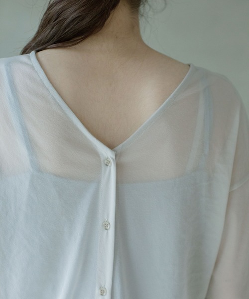 MARECHAL TERRE（マルシャルテル）の「シアーカーディガン（カーディガン/ボレロ・レディース・ブラック/ネイビー/サンドベージュ・MEDIUM）」の14枚目の写真