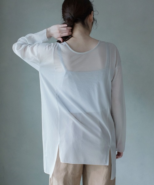 MARECHAL TERRE（マルシャルテル）の「シアーカーディガン（カーディガン/ボレロ・レディース・ブラック/ネイビー/サンドベージュ・MEDIUM）」の18枚目の写真