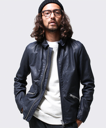 NANO universe | シープレザーシングルライダース(ライダースジャケット)