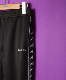 【KANGOL/カンゴール】ジャージテーパードパンツ　ストレッチ　サイドライン ラインパンツ