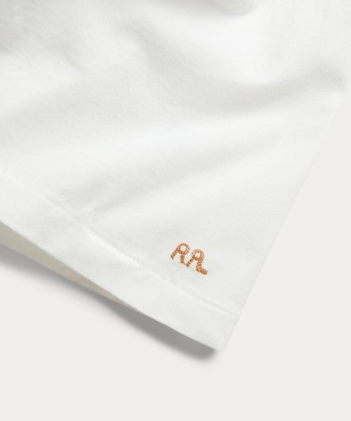 RRL(ダブル アール エル)の「コットン ジャージー クルーネック Tシャツ(Tシャツ/カットソー・メンズ・ホワイト・MEDIUM/X-LARGE/LARGE/SMALL/X-SMALL/XXL)」の5枚目の写真