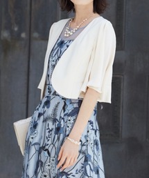 Dorry Doll（ドリードール）の「フレアスリーブボレロジャケット（ノーカラージャケット）」