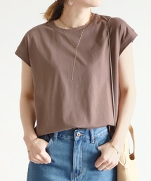 reca | フレンチスリーブシンプルカットソー(Tシャツ/カットソー)