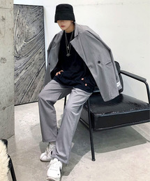 EFFECTION（エフェクション）の「【neos -addictive design-】ルーズシルエット ダブルテーラード＆ジョガースラックス セットアップ（セットアップ）」