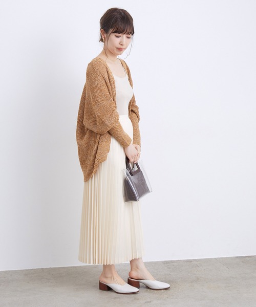 ADAM ET ROPE'（アダムエロペ）の「リネンミックスカラーカーディガン（カーディガン/ボレロ・レディース・イエロー系その他/レンガ・FREE）」の19枚目の写真