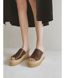 Layer sole ウェッジサンダル